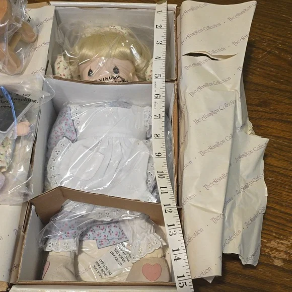 Precious Moments Tell Me Story Of Jesus Doll Hamilton Collection 1994 Vintage - Picture 6 of 7